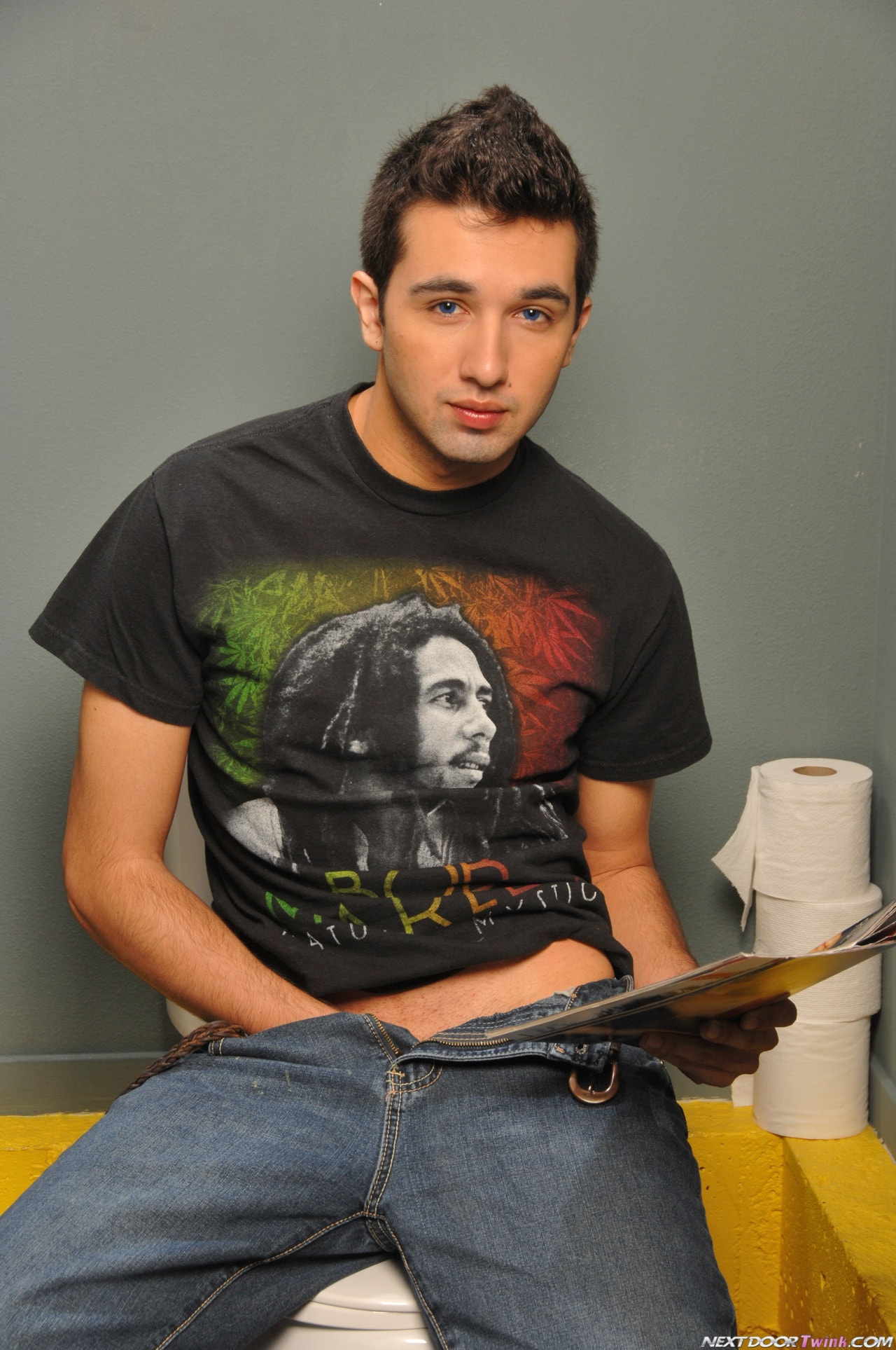 Andras Styles in 'Next Door Studios' Dick In Stall (Thumbnail 3)