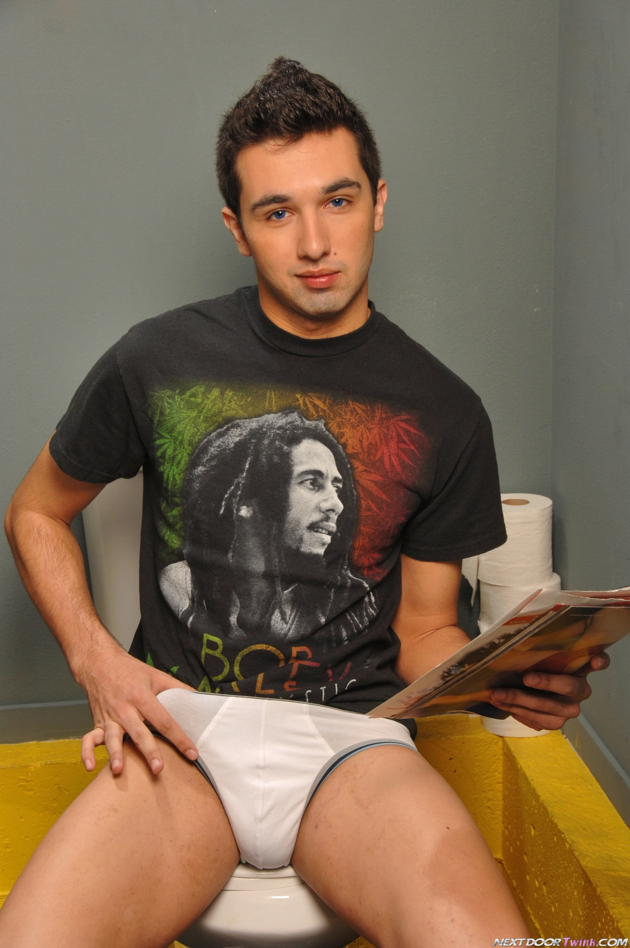 Andras Styles in 'Next Door Studios' Dick In Stall (Thumbnail 6)