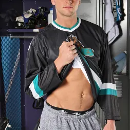 Campbell Stevens in 'Next Door Studios' Goalie Shots (Thumbnail 10)