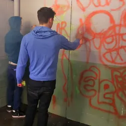 Charlie Harding in 'Next Door Studios' Sprayed and Punished (Thumbnail 1)