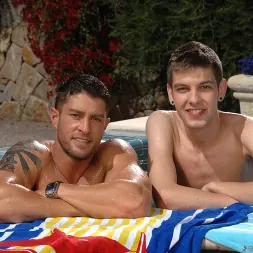 Cody Cummings in 'Next Door Studios' Poolside Pics (Thumbnail 8)