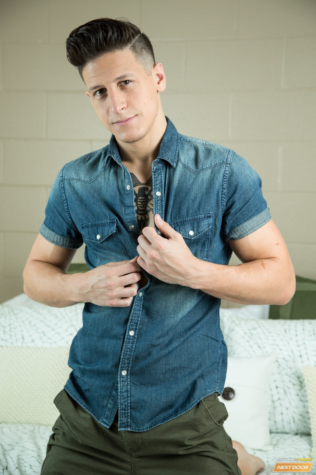 Next Door Studios 'Dalton Riley, Trevor Jones and Steve Rogers' First Three Way' starring Dalton Riley (Photo 1)