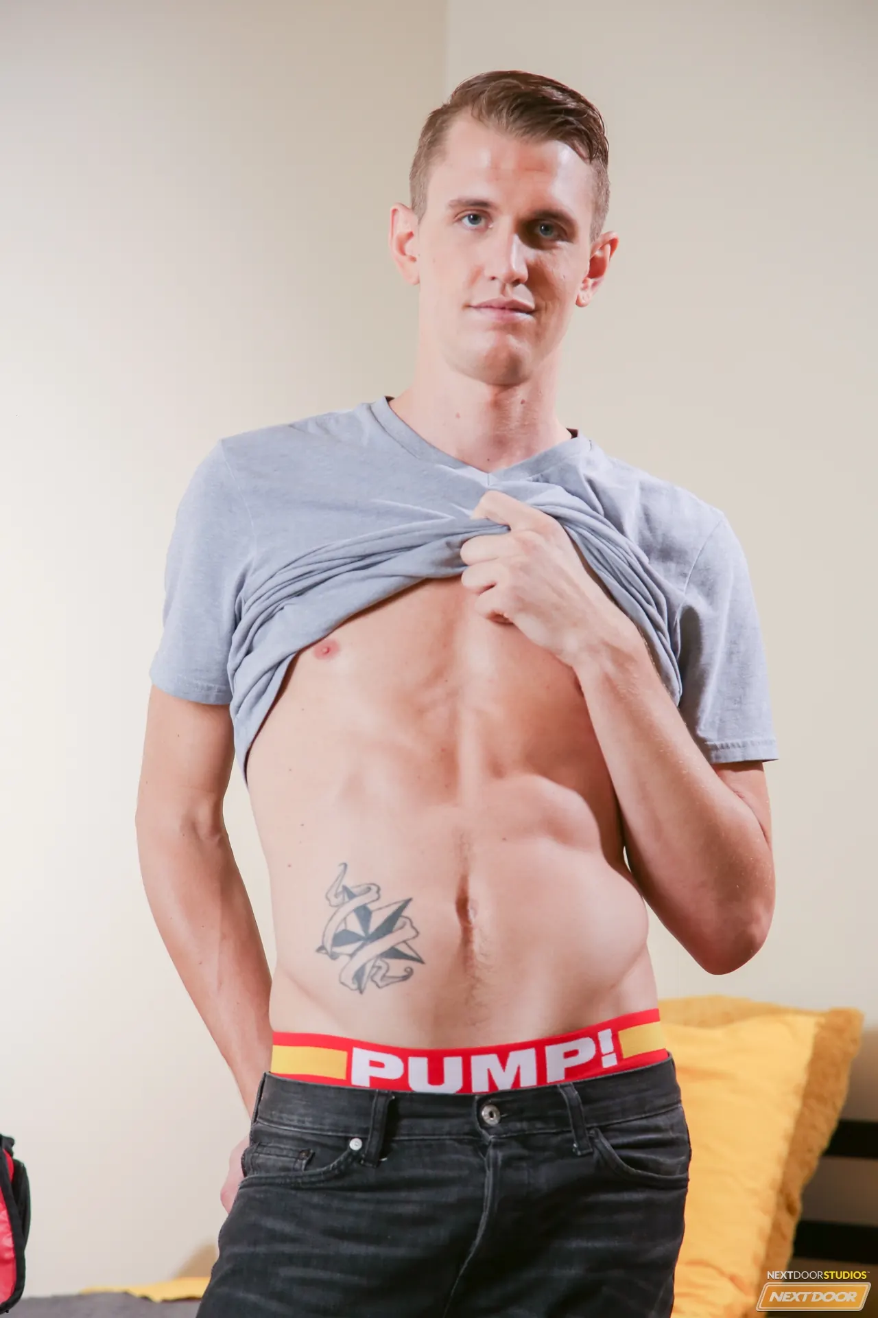 Damien Hyde in 'STR8 Bait Hostel: Straight Boys Never Learn' from 'Next Door Studios' (Photo 18) Next Door Studios 'STR8 Bait Hostel: Straight Boys Never Learn' starring Damien Hyde (Photo 18)