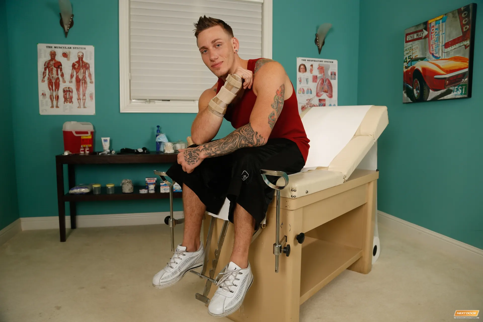 Lucas Knight in 'Doctor's Cure' from 'Next Door Studios' (Photo 1) Next Door Studios 'Doctor's Cure' starring Lucas Knight (Photo 1)