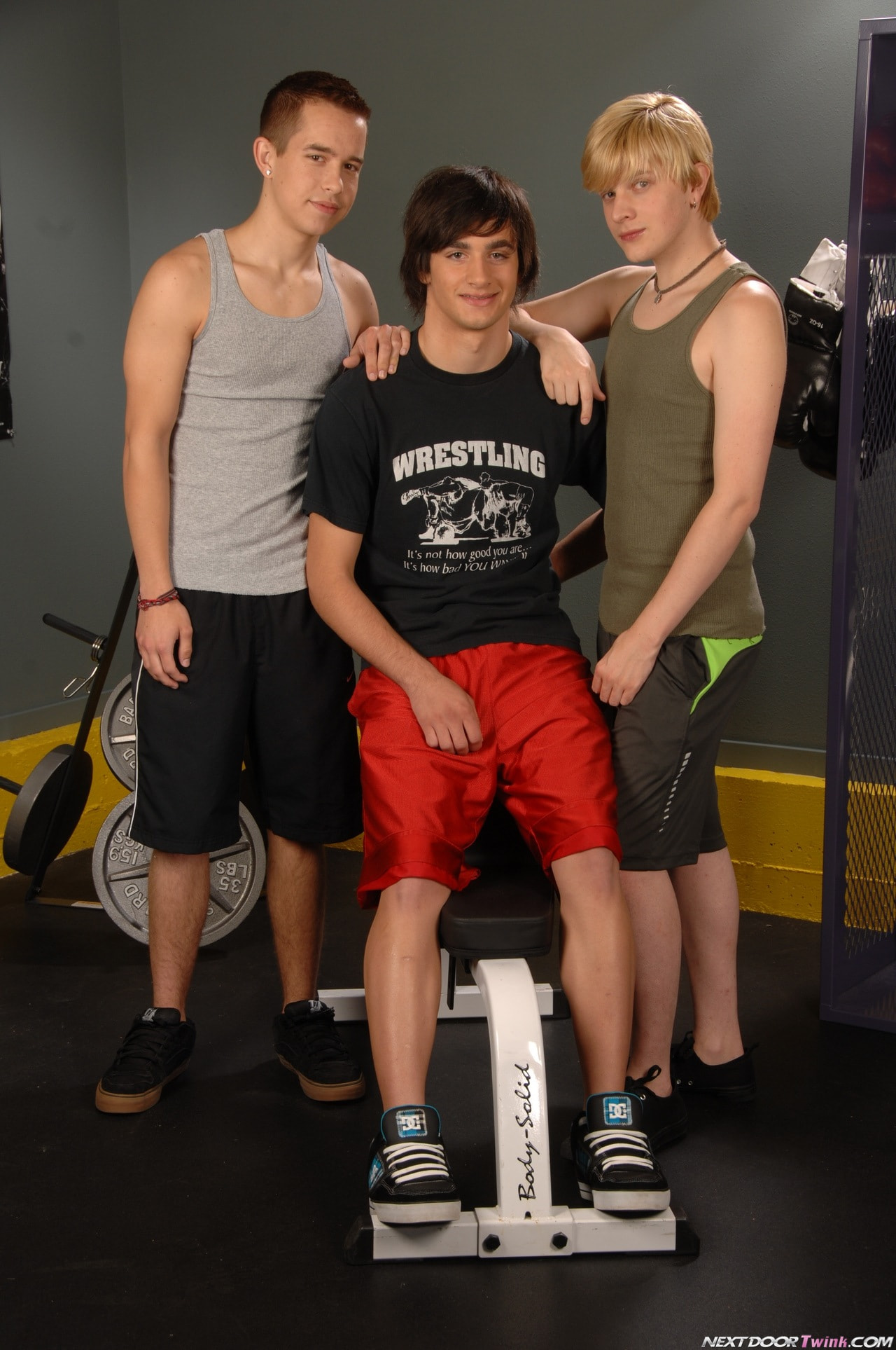 Nick Reeves in 'Next Door Studios' Balls Out In The Gym (Thumbnail 1)